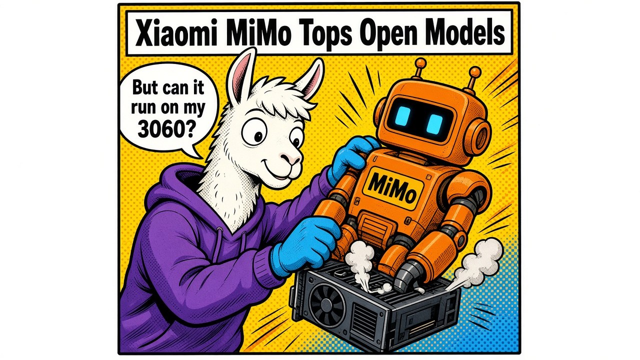Xiaomi MiMo-V2.6-Pro tops open models Xiaomi MiMo-V2.6-Pro tops open models โ ๐ #1 open model for pocket change ๐ธ. Inb4 "but can it run on my 3060" ๐ฅฒ