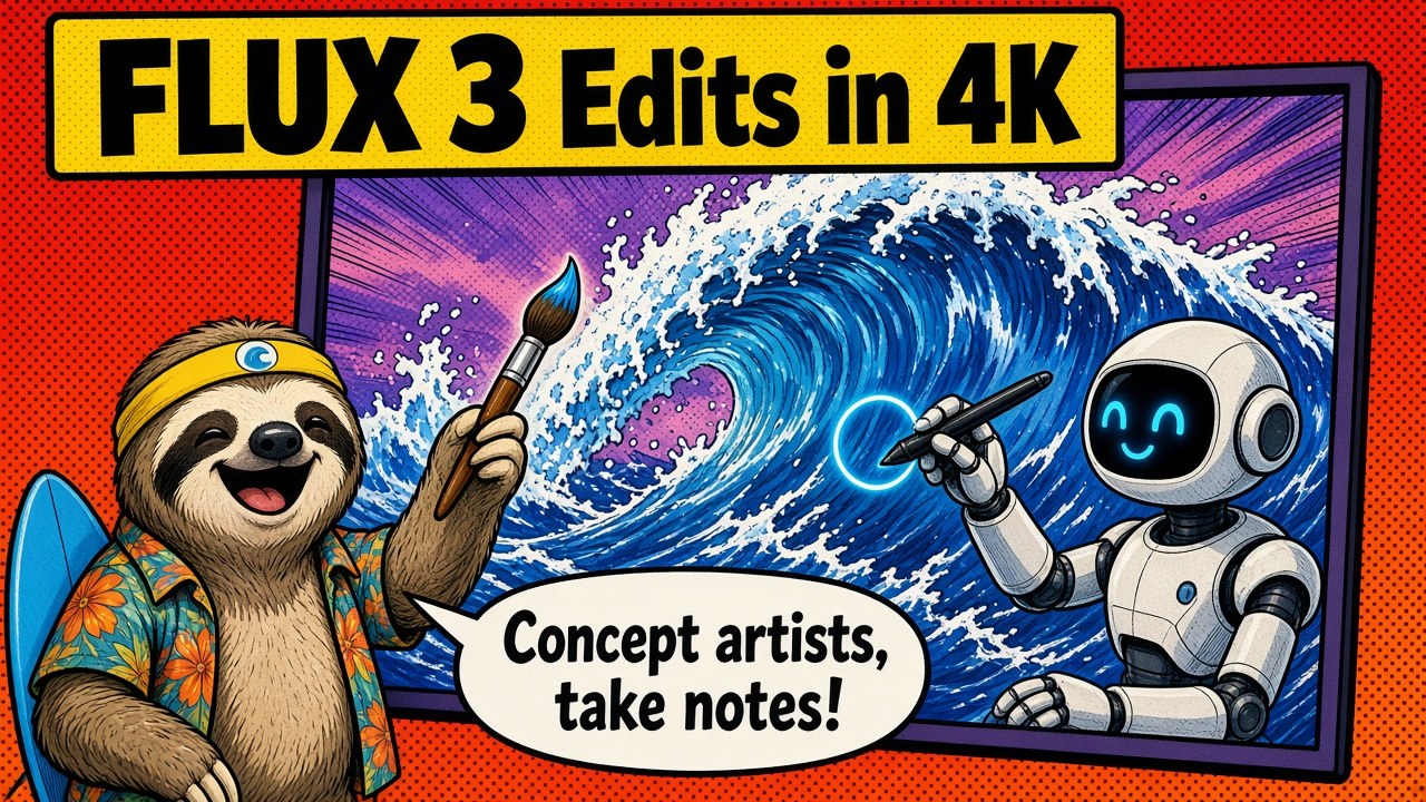 FLUX 3 Image with 4K editing FLUX 3 Image with 4K editing โ ๐ผ๏ธ 4K edits. Concept artists, take notes ๐