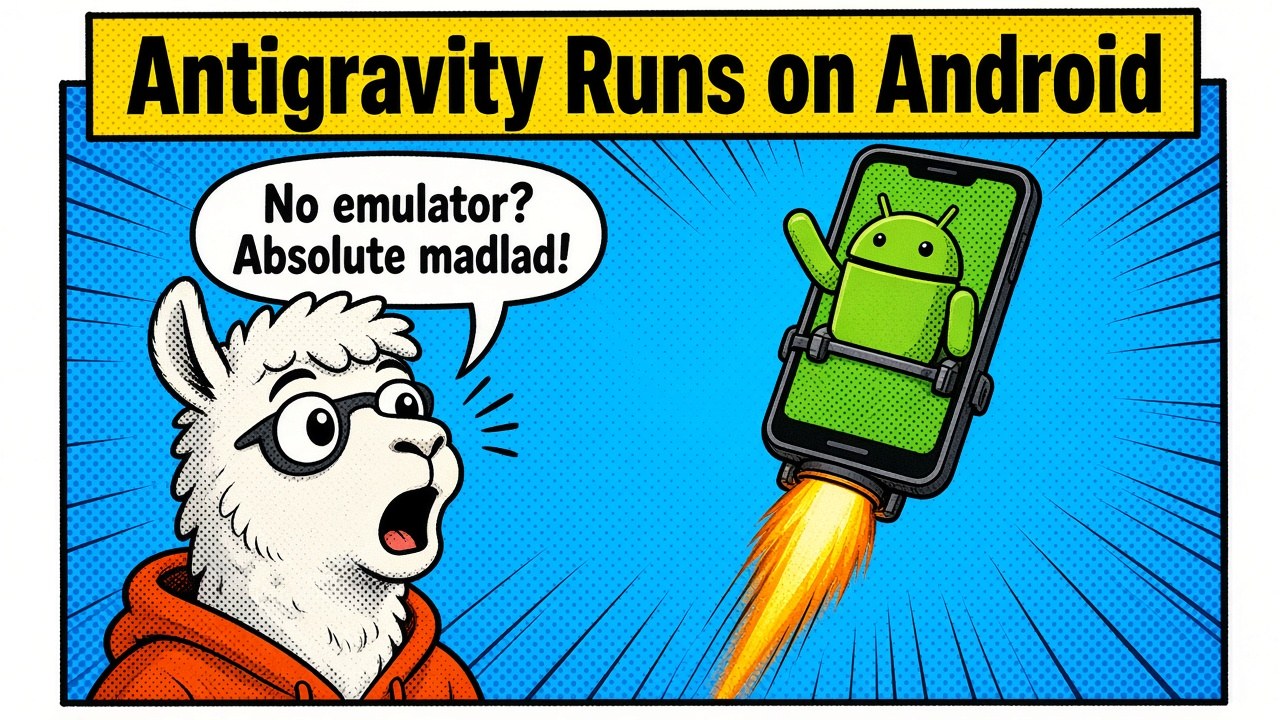 Google Antigravity agent runs natively on Android Google Antigravity agent runs natively on Android โ ๐ฑ No PRoot, no QEMU. Absolute madlad ๐ค